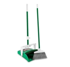 Libman Broom and Dustpan - Green
