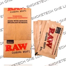 RAW Guarana Wraps 1 Pouch (5 wraps per pouch)