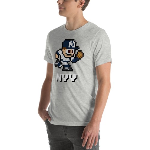 Camiseta deportiva del equipo de béisbol de los Yankees de Nueva York Nintendo retro NES - Imagen 12 de 13