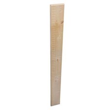 Kids Growth Chart Ruler Wooden Height Measurement Unfinished Pine Wall Decor 5ft