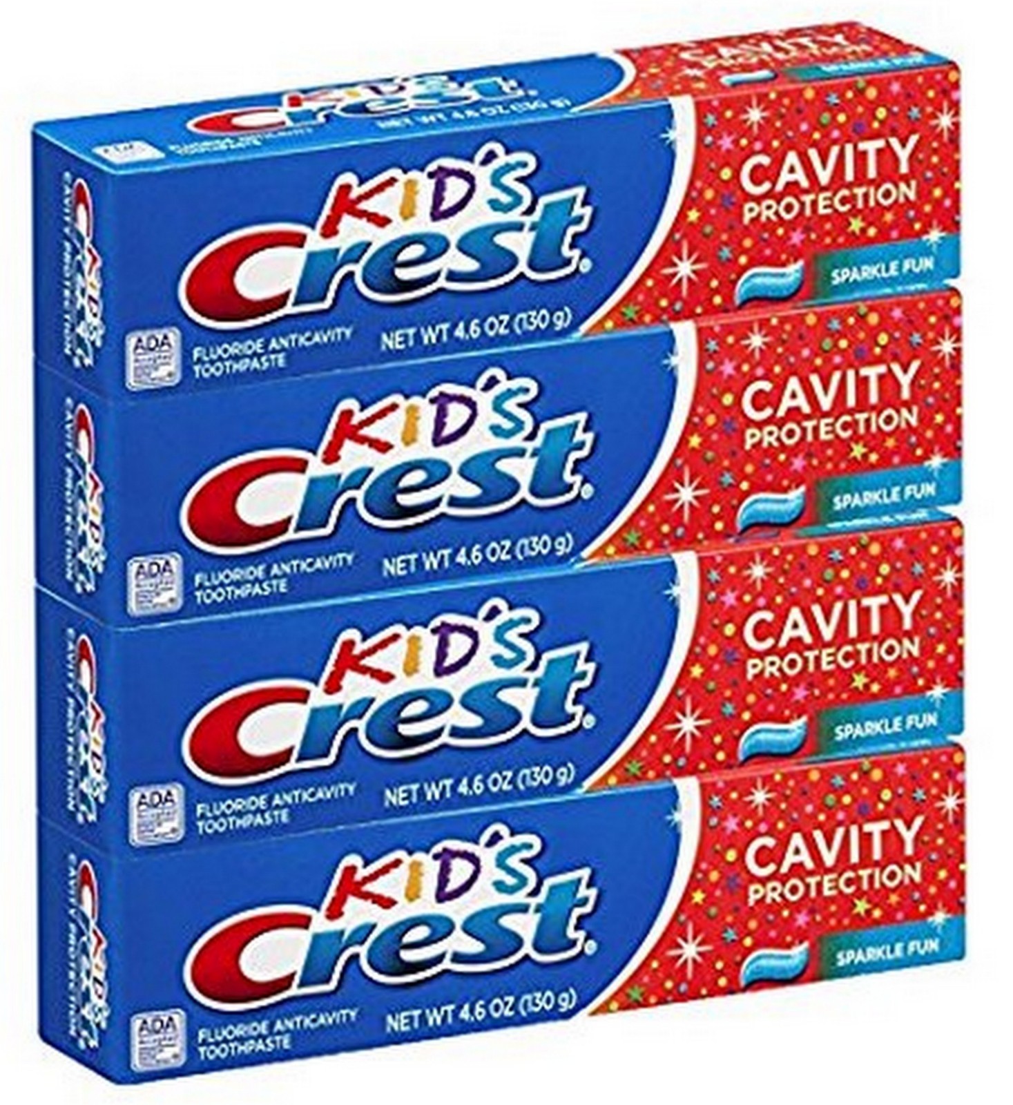 Crest Kids Toothpaste SPARKLE FUN 4.6oz ( 4 tubes ) **** eBay