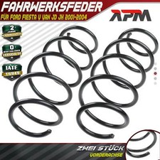 2x Federn Fahrwerksfeder Vorderachse für Ford Fiesta V Van JD JH 01-04 RA1394