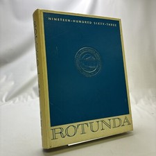 Southern Methodist University Rotunda 1963 SMU Yearbook Blue White Dallas TX