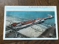 Bird's Eye View of Steel Pier Atlantic City New Jersey Postcard