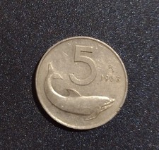 Moneta 5 lire del 1952 - rarissima - m