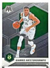 2020-21 Panini Mosaic Giannis Antetokounmpo Base #80 Milwaukee Bucks 