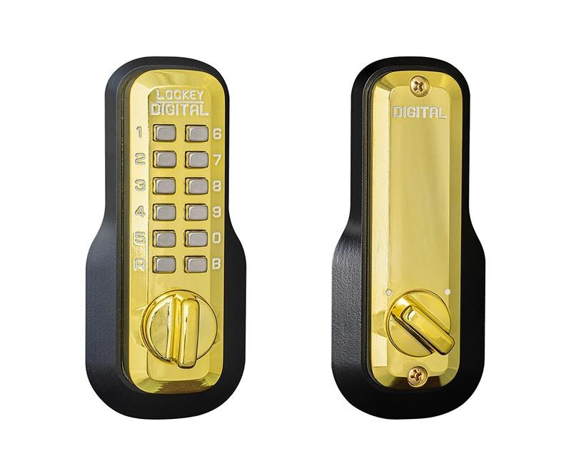 Lockey M210 Keyless Digital Deadbolt Lock with Mechanical Keypad M210EZ-image