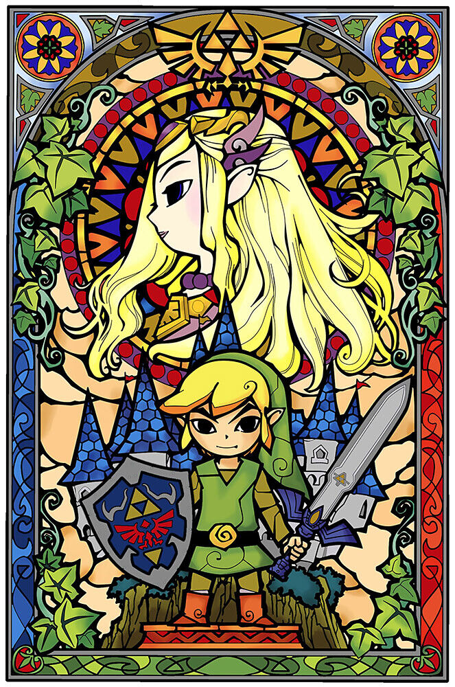 The Legend of Zelda Wind Waker Switch GameCube Wii U POSTER MADE