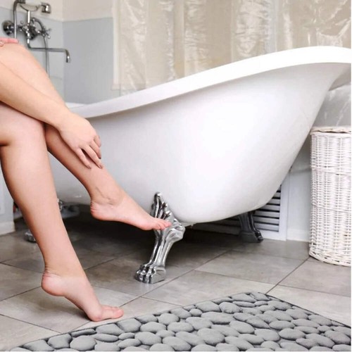 Non-Slip Embossed Bathroom Mat - 第 3/8 張圖片