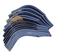 KIT 10 ZAPPETTA FRESA GOLDONI 60x6 mm Interasse 54 mm Foro 12,5 mm GOL38 5dx-5sx