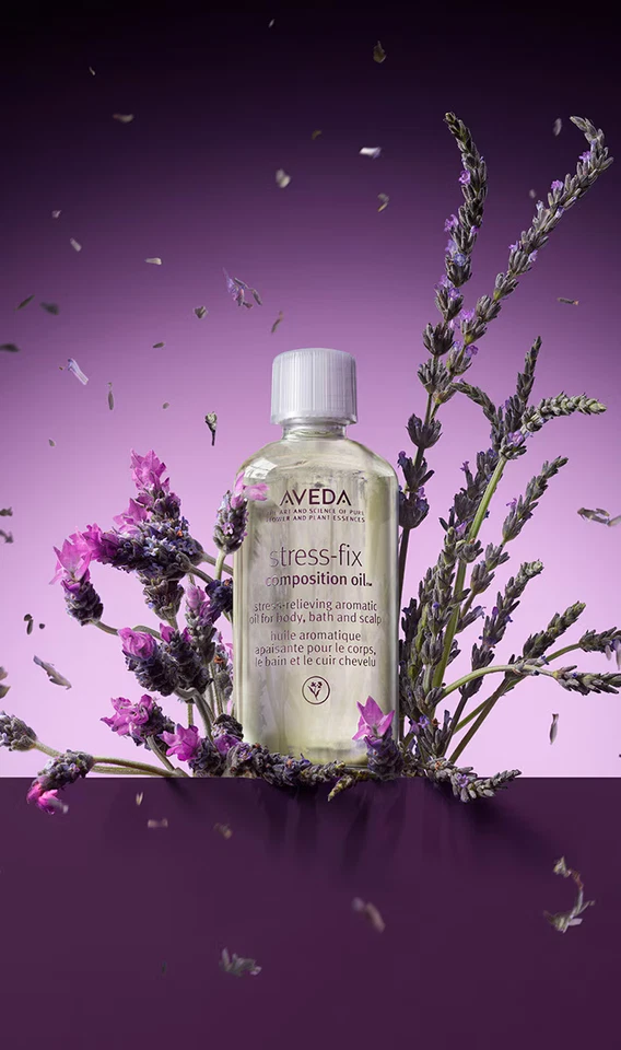 Juego de loción corporal Aveda aromaterapia romero menta + aceite de composición stressfix Foto 4 de 4