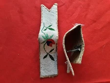 NATIVE AMERICAN BEADED ARM BANDS, VINTAGE REGALIA DANCE CUFFS,   SD-1224*08663