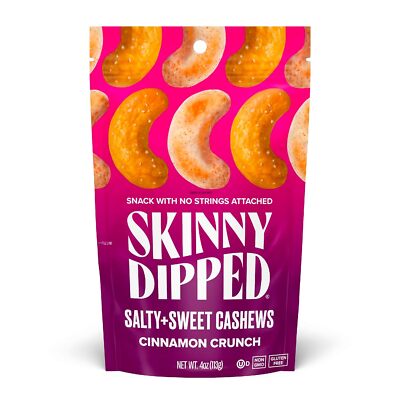 Skinny Dipped Cashews Cinnamon Crunch Mix 4oz