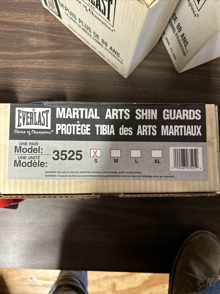 Espinilleras de colección Everlast Martial Arts modelo 3525 talla pequeña Foto 3 de 3