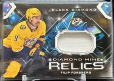 2023-24 Upper Deck Black Diamond Mine Relics Filip Forsberg Nashville Predators