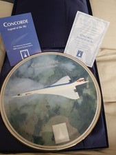 New Bradford Exchange Concorde Legend Of The Sky Limited Edition Plate