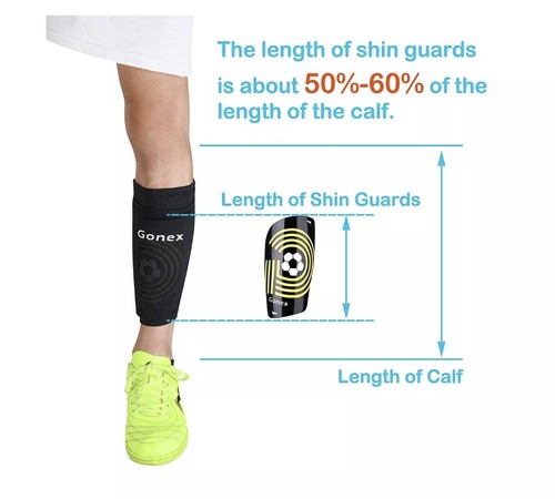 Gonex Soccer Shin Guards for Kids Adult, Youth Boys Girls Shin Guards Slip in... - Picture 7 of 10