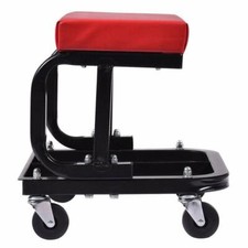Auto Mechanics Work U Rolling Repair Chair Garage Shop Roller Seat Storage Tools