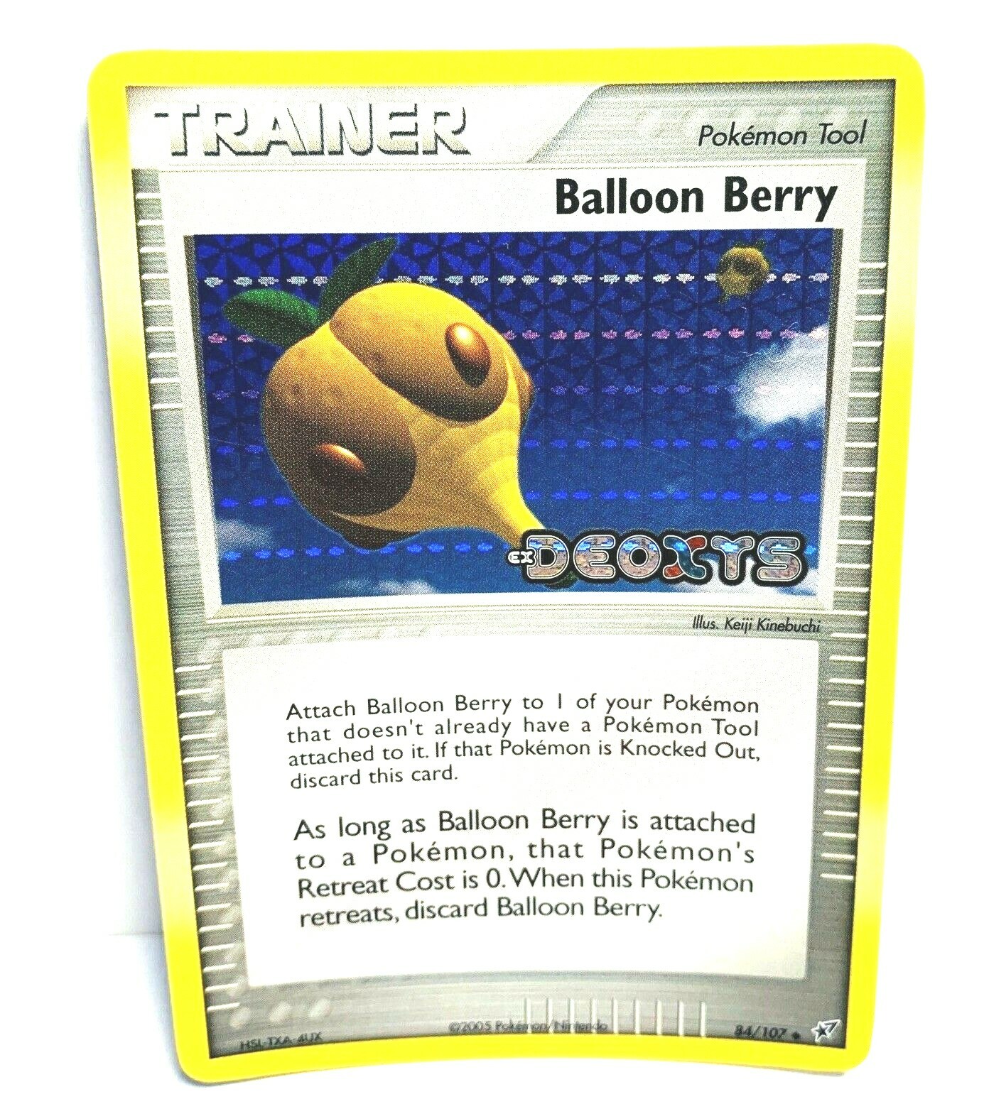 Balloon Berry 84/107 Trainer Reverse Holo EX Deoxys Pokemon Card