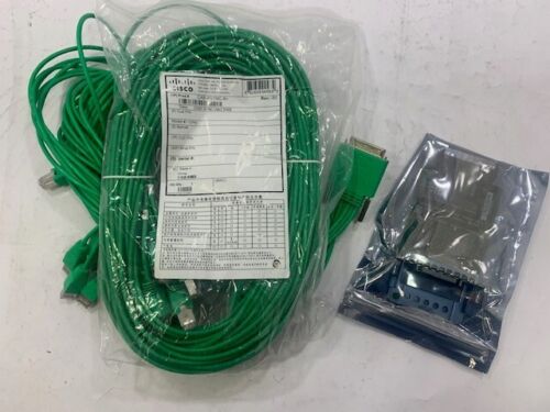 Cisco HWIC-16A 16-Port WAN Interface Card w/ 2x CAB-ASYNC-8 8-Port Cables - Bild 1 von 4