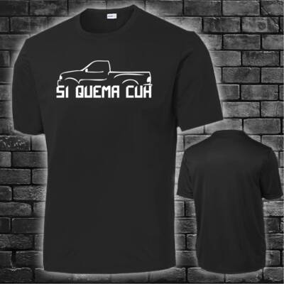 Truck Club Si Quema Cuh truck troka T-shirt plain black  adult men shirt