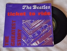 The Beatles TICKET TO RIDE 7" **VG+ Audio** Italian Import