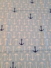 Blue Anchor Fabric By Joann 7.99 Per 1/2 Yd.