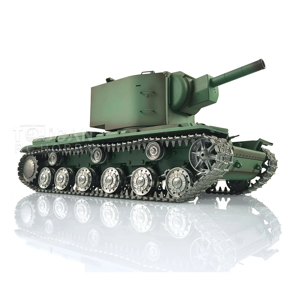 Henglong 1/16 7.0 Soviet KV-2 RTR IR BB RC Tank 3949 FPV 360Turret Barrel Recoil - Image 3 of 4