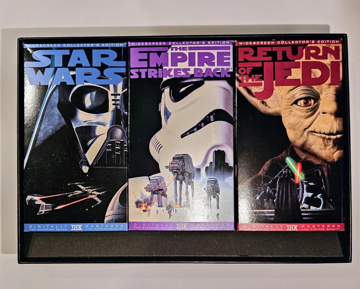 1995 Star Wars Trilogy THX Widescreen Collectors Edition Box Set