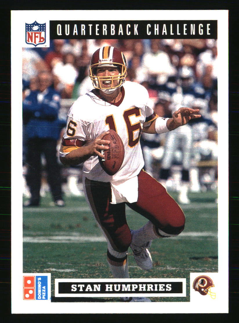 Stan Humphries 1991 Upper Deck Domino's The Quarterbacks #30 FOOTBALL Card