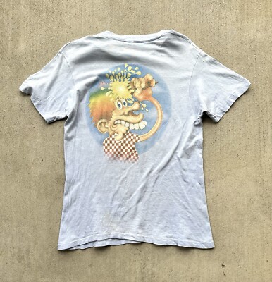 Grateful Dead EU '72 Tour Tシャツ/ M Vintage Grateful Dead Tee Shirt 1972 Euro Tour Ice Cream Single
