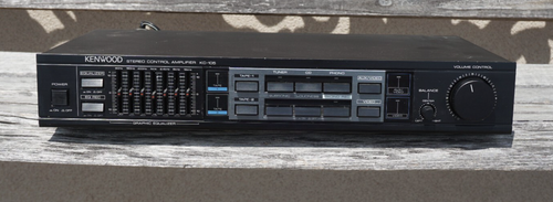 Vintage Kenwood KC-105 Preamp Stereo Control Amplifier Black ; Tested
