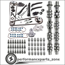 Camshafts Lifters Rocker Arms Timing Chain For 5.4L Triton 3V Ford F150 Lincoln