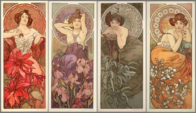 Alphonse Mucha リトグラフ 1898年製作 ミッシャ財団監修版 世界初、芸術家・ミュシャ財団公認ブランド「MUCHA(ミュシャ