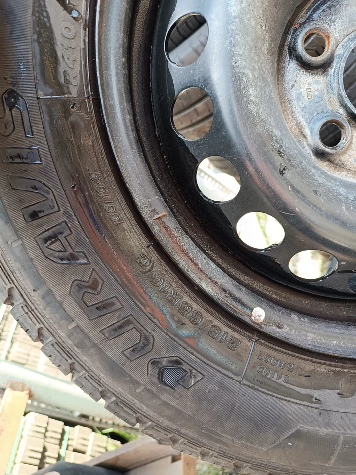 Orig. VW T5 7H Satz Sommerräder Räder 215/65R16C 106/104T DOT 0818 7H0601027D - Bild 3 von 4