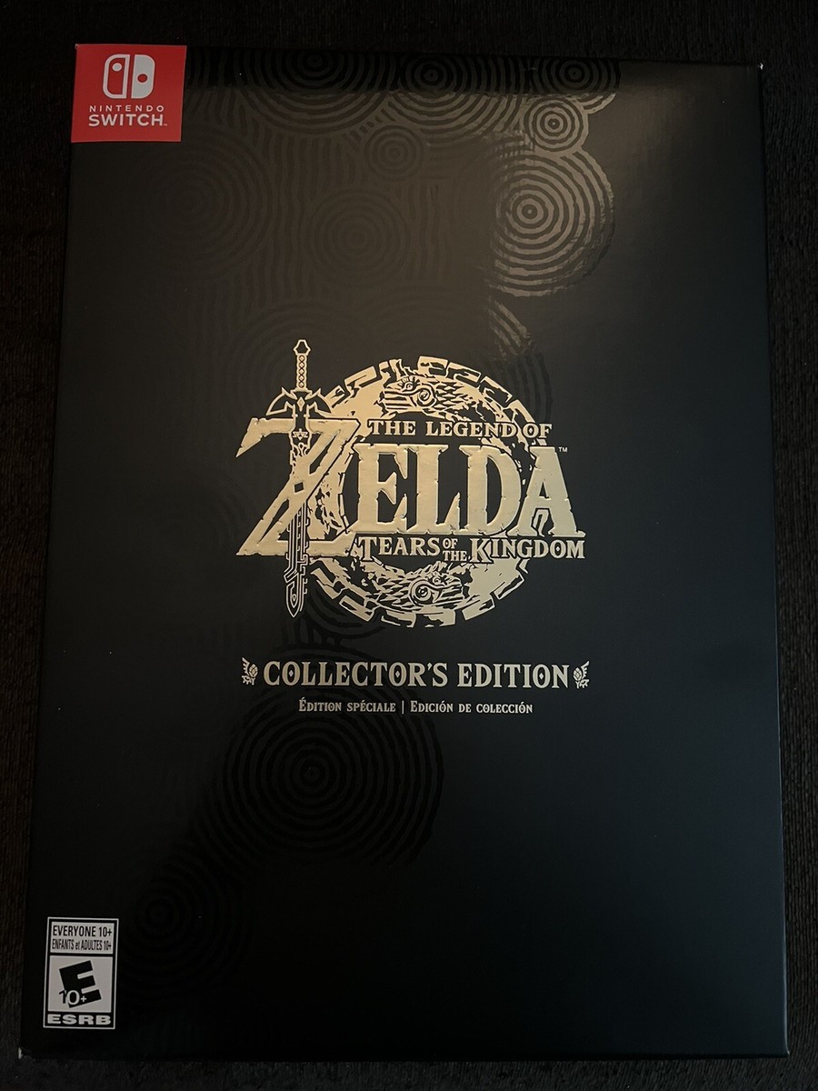 Legend of Zelda Tears of the Kingdom Collectors Edition Switch IN HAND FREE  SHIP