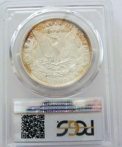 1897 $1 Morgan Silver Dollar PCGS MS62 Toned Rims