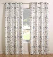 Julian Charles 66 X 90-inch Santorini Lined Curtains Cornflower Julian Charles 66 X 90-inch Santorini Lined Curtains Cornflower