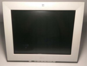 12 Zoll LCD-Monitor WINCOR BA82 white DVI Anschluss / ohne Kabel und Netzteil
