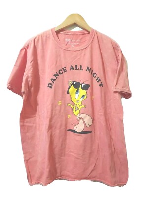 Looney Tunes Love Tribe T-Shirt Womens 2X Tye Dye Cotton Dancing Tweety Bird
