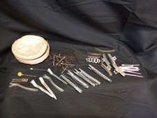 Vintage Aluminum Curlers by Tip Top Production Clips hair Accessories V19