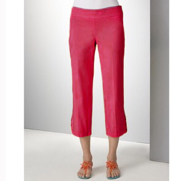 $148 Lilly Pulitzer Palm Beach Fit Kristen Daiquiri Pink Stretch Capri  Pants 2 | eBay