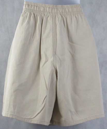 Karen Scott Women's Petite 100% Cotton Gemma Shorts, Stonewall Beige, PP / PXS - Picture 2 of 2