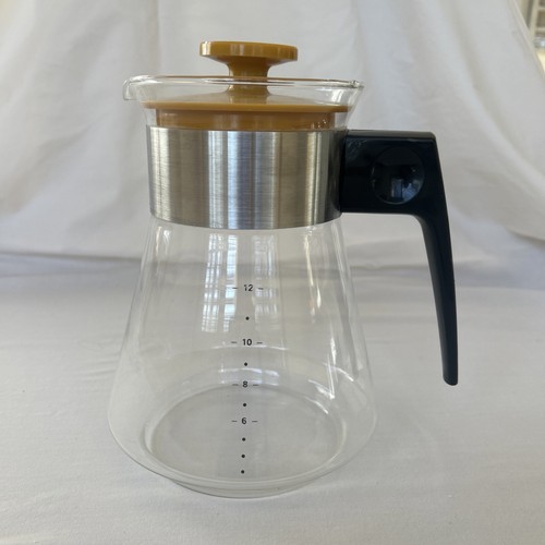 Caraffa e coperchio ricambio macchina caffè vintage Norelco quadrante 12 tazze A Brew