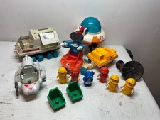 Vintage Lot 1984 Playworld Lil Playmates Space Vehicles People