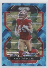 2021 Panini Prizm Blue Ice Prizm 17/99 Kyle Juszczyk #57 n0c