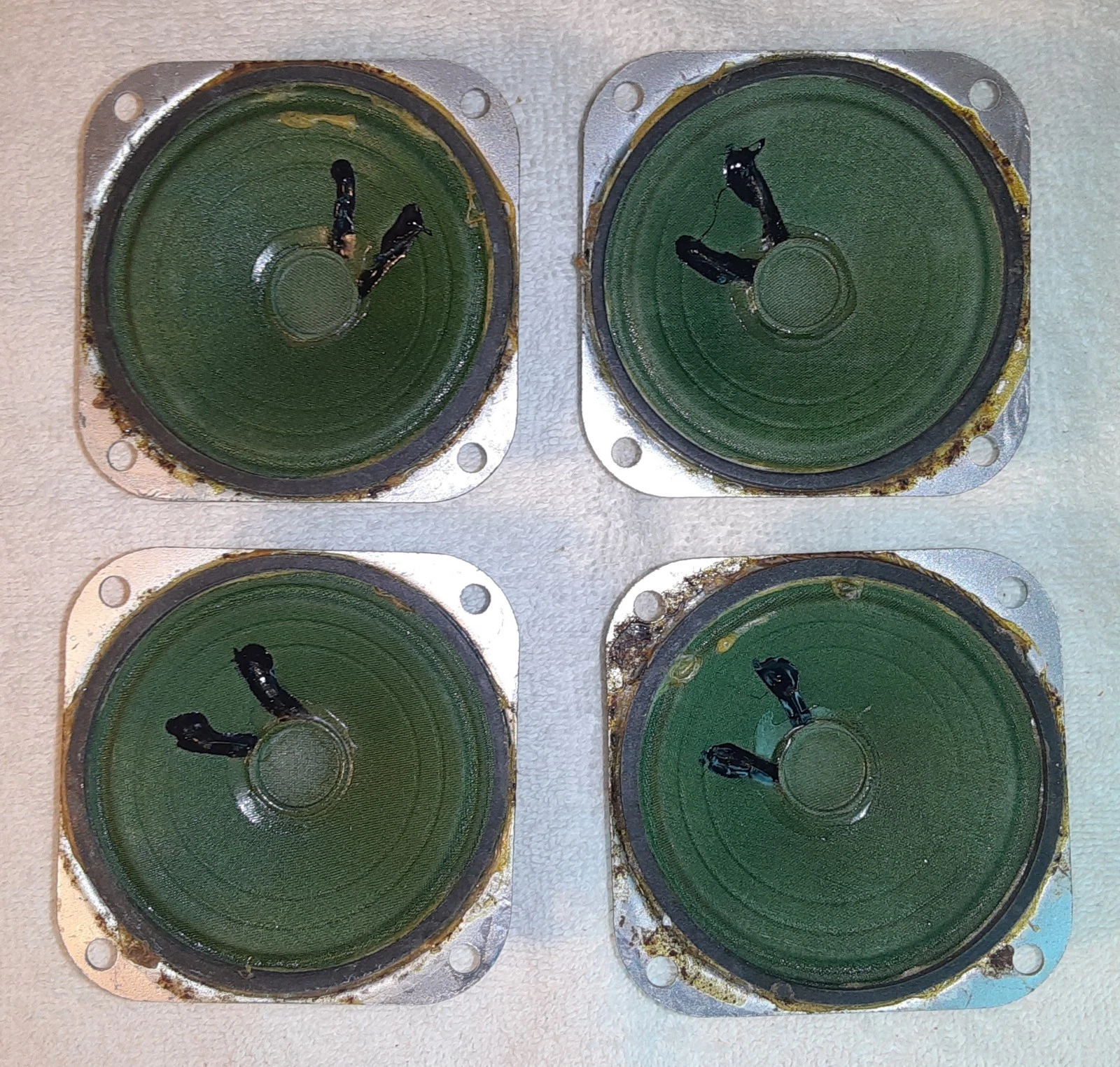 4 Vintage 2 3/4" Audio  Speakers/ Manufacturer Quam-Nichols? image 1
