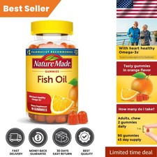 90 Count -Friendly Omega 3 Gummies   Heart Support  Delicious Taste