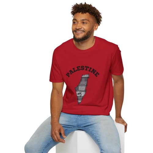 Palestine Softstyle T-Shirt, Comfortable Unisex Tee for Proud Heritage, Gift for - Picture 62 of 62