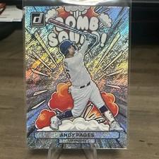 2023 Panini Donruss Optic Andy Pages Bomb Squad Rapture Parallel #BS6 SP Dodgers